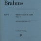 JOHANNES BRAHMS Piano Sonata f sharp minor op. 2 [HN1289]