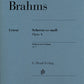 JOHANNES BRAHMS Scherzo e flat minor op. 4 [HN569]