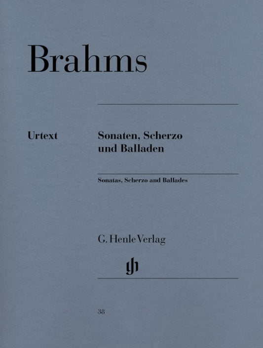 JOHANNES BRAHMS Sonatas, Scherzo and Ballades [HN38]