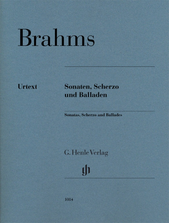 JOHANNES BRAHMS Sonatas, Scherzo and Ballades [HN1084]