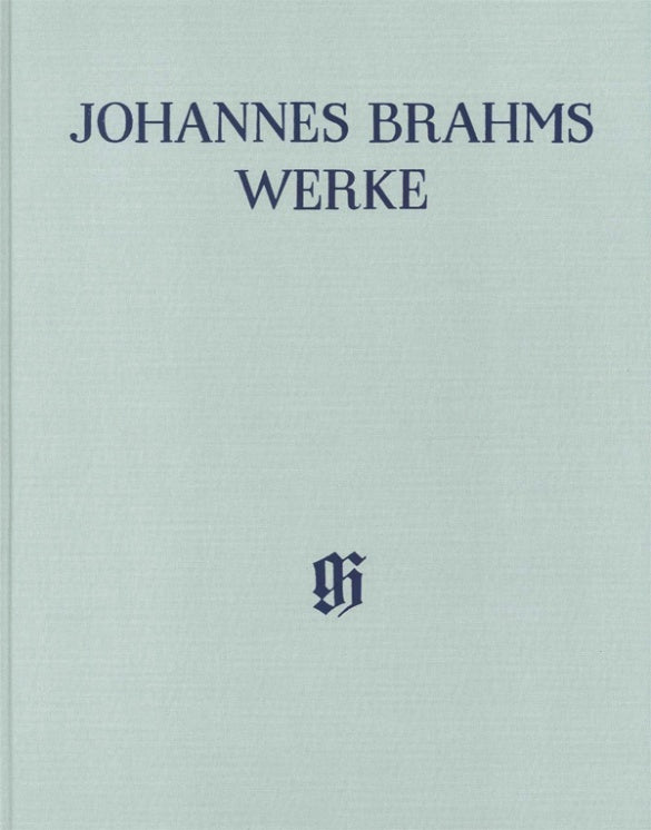 JOHANNES BRAHMS String Sextet, Arrangements for Piano 4-hands [HN6031]