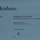 JOHANNES BRAHMS Symphonies no. 3 and 4, Arrangement for Piano Four-hands [HN1199]