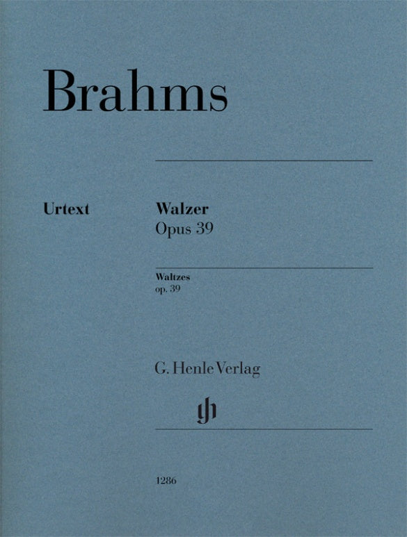 JOHANNES BRAHMS Waltzes op. 39 [HN1286]