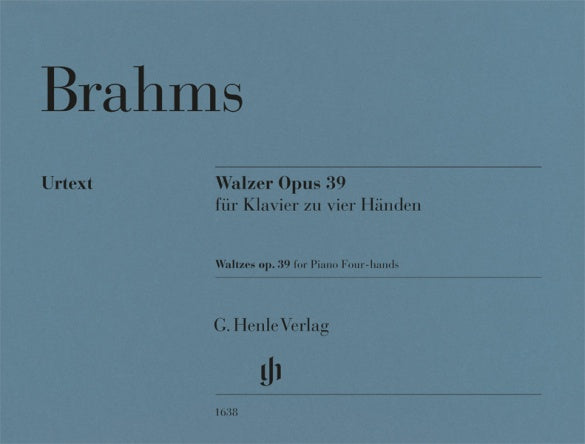 JOHANNES BRAHMS Waltzes op. 39 [HN1638]