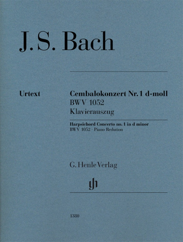 JOHANN SEBASTIAN BACH Harpsichord Concerto no. 1 d minor BWV 1052 [HN1380]