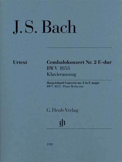 JOHANN SEBASTIAN BACH Harpsichord Concerto no. 2 E major BWV 1053 [HN1381]