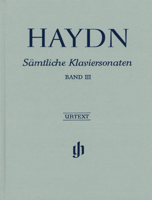 JOSEPH HAYDN Complete Piano Sonatas Volume III [HN1341]