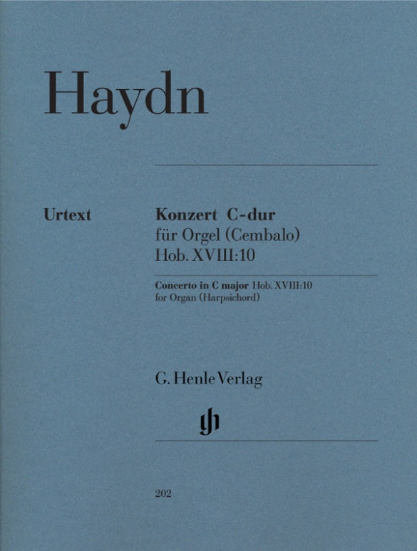 JOSEPH HAYDN Organ Concerto C major Hob. XVIII10 (First Edition) [HN202]