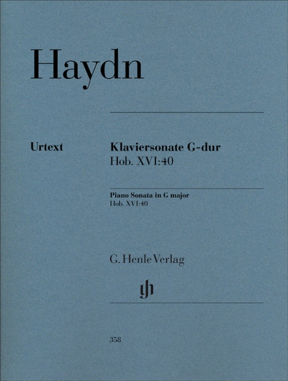 JOSEPH HAYDN Piano Sonata G major Hob. XVI 40 [HN358]