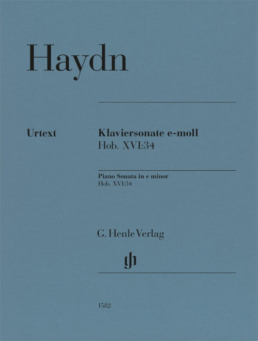 JOSEPH HAYDN Piano Sonata e minor Hob. XVI 34 [HN1582]