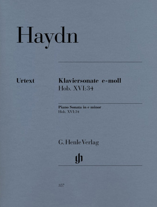 JOSEPH HAYDN Piano Sonata e minor Hob. XVI:34 [HN357]