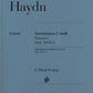 JOSEPH HAYDN Variations f minor (Sonata) Hob. XVII 6 [HN912]