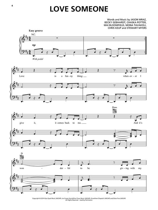 Jason Mraz – Yes! Piano/Vocal/Guitar [129729]