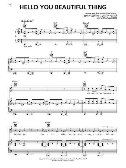 Jason Mraz – Yes! Piano/Vocal/Guitar [129729]