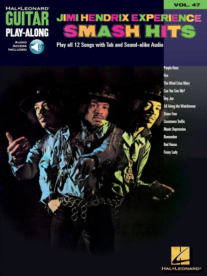 Jimi Hendrix Experience - Smash Hits Guitar Play-Along Audio Online - TAB  [699723]