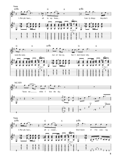 Jimi Hendrix Experience - Smash Hits Guitar Play-Along Audio Online - TAB  [699723]