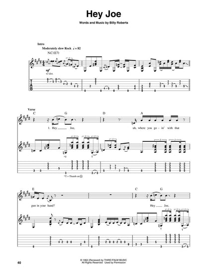 Jimi Hendrix Experience - Smash Hits Guitar Play-Along Audio Online - TAB  [699723]