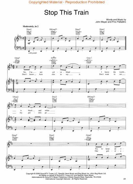 John Mayer Continuum Piano/Vocal/Guitar Artist Songbook [2500987]