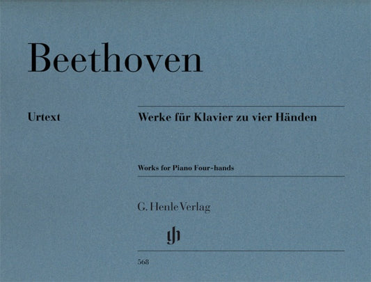 LUDWIG VAN BEETHOVEN Works for Piano Four-hands [HN568]