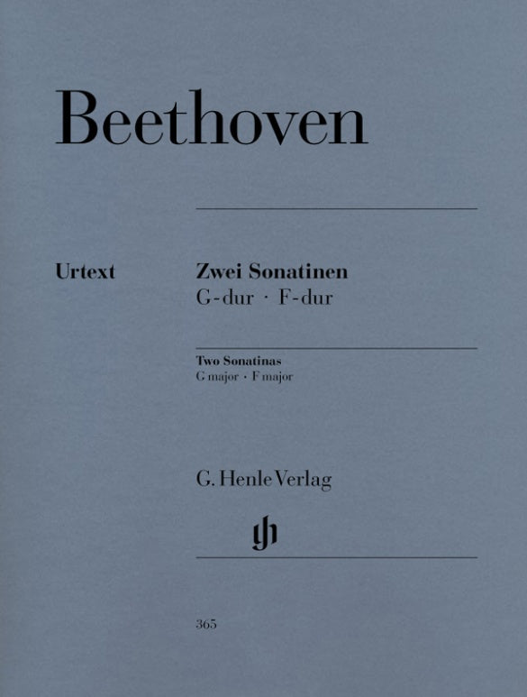 LUDWIG VAN BEETHOVEN 2 Piano Sonatinas G major and F major, Anh. 5 [HN365]