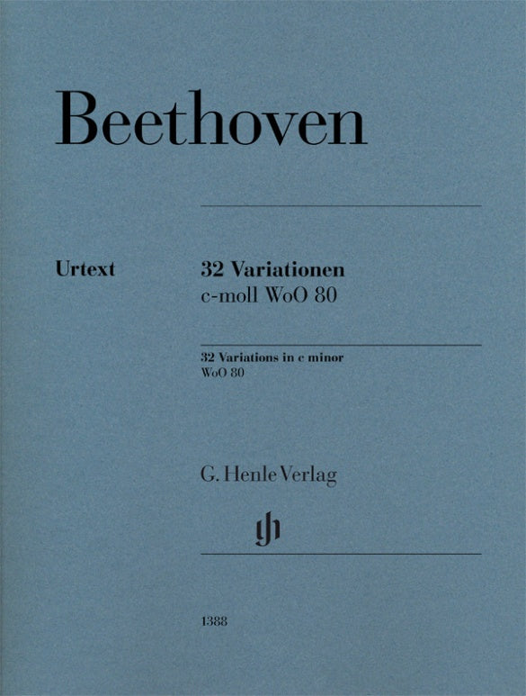 LUDWIG VAN BEETHOVEN 32 Variations c minor WoO 80 [HN1388]