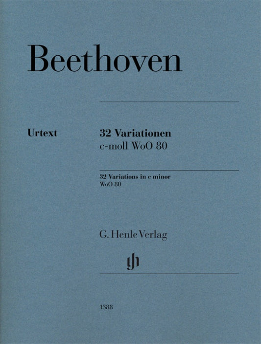 LUDWIG VAN BEETHOVEN 32 Variations c minor WoO 80 [HN1388]