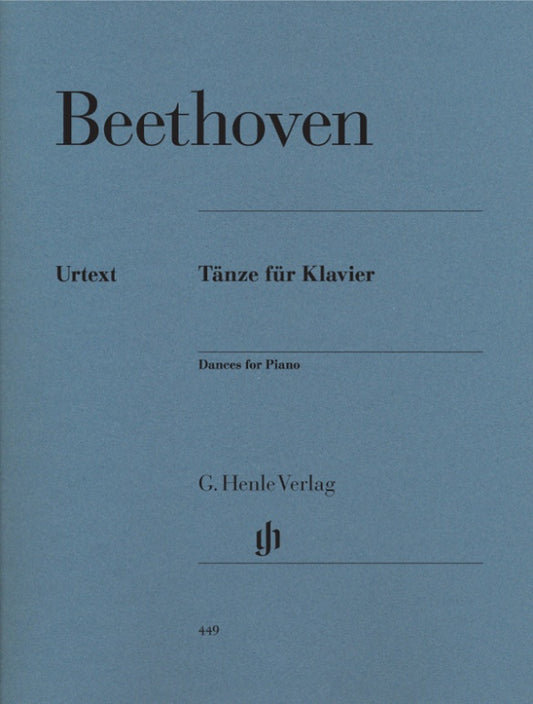 LUDWIG VAN BEETHOVEN Dances for Piano [HN449]