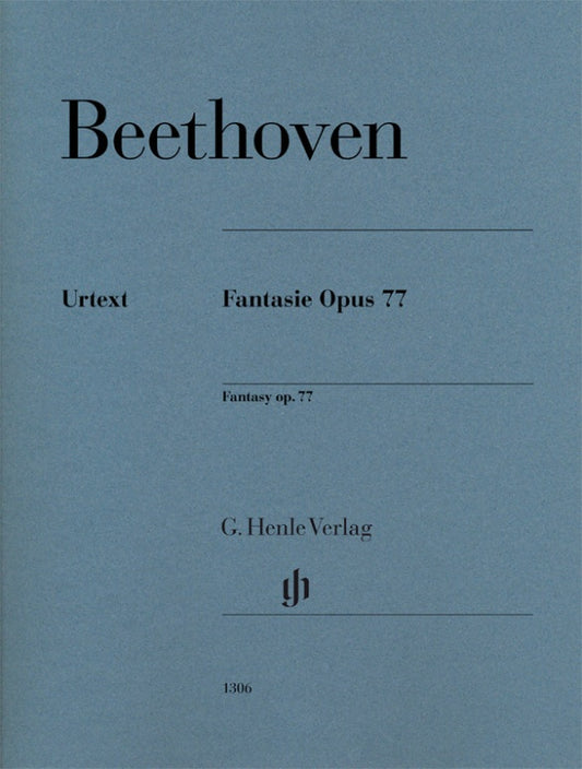 LUDWIG VAN BEETHOVEN Fantasy op. 77 [HN1306]