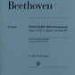 LUDWIG VAN BEETHOVEN Five Easy Piano Sonatas [HN1391]