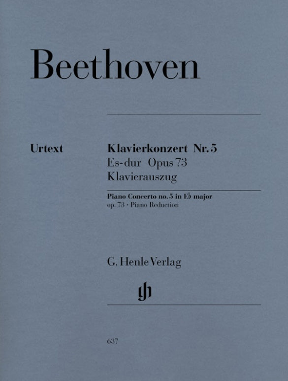 LUDWIG VAN BEETHOVEN Piano Concerto no. 5 E flat major op. 73 [HN637]