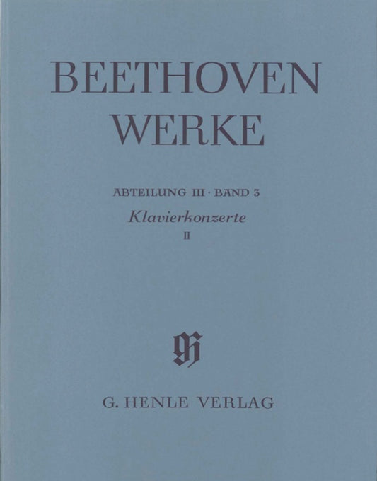 LUDWIG VAN BEETHOVEN Piano Concertos II no. 4 and 5 [HN4091]