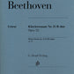 LUDWIG VAN BEETHOVEN Piano Sonata no. 11 B flat major op. 22 [HN1310]