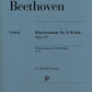 LUDWIG VAN BEETHOVEN Piano Sonata no. 11 B flat major op. 22 [HN1515]