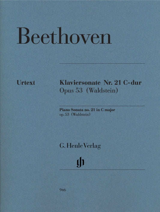LUDWIG VAN BEETHOVEN Piano Sonata no. 21 C major op. 53 (Waldstein) [HN946]