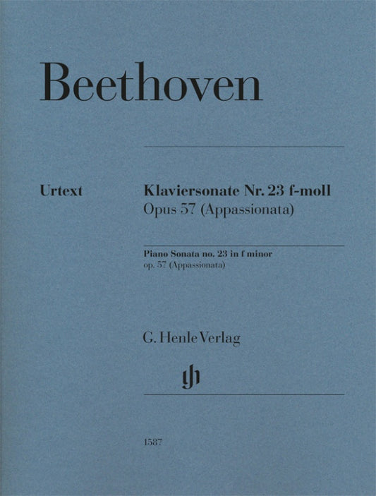 LUDWIG VAN BEETHOVEN Piano Sonata no. 23 f minor op. 57 (Appassionata) [HN1587]