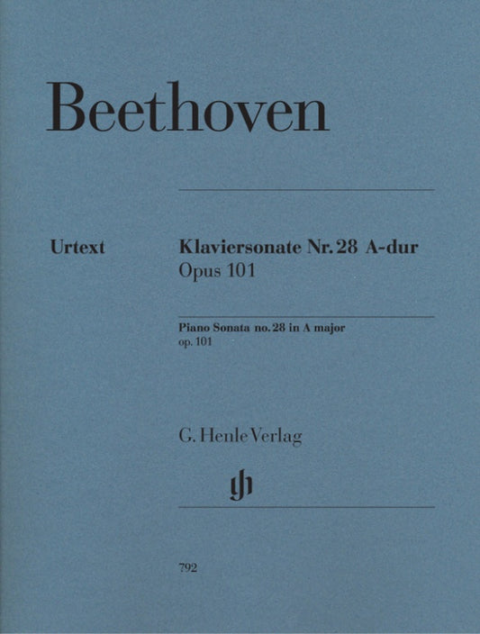 LUDWIG VAN BEETHOVEN Piano Sonata no. 28 A major op. 101 [HN792]