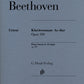 LUDWIG VAN BEETHOVEN Piano Sonata no. 31 A flat major op. 110 [HN363]