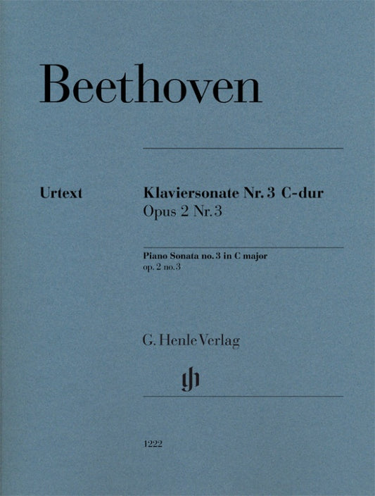 LUDWIG VAN BEETHOVEN Piano Sonata no. 3 C major op. 2 no. 3 [HN1222]