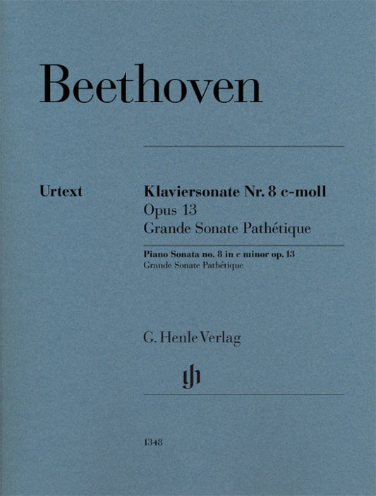 LUDWIG VAN BEETHOVEN Piano Sonata no. 8 c minor op. 13 (Grande Sonata Pathétique) [HN1348]