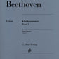 LUDWIG VAN BEETHOVEN Piano Sonatas, Volume I [HN32]