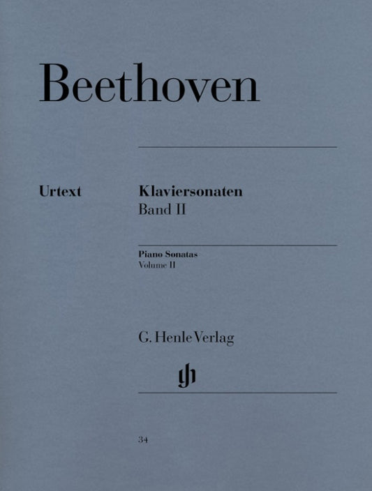 LUDWIG VAN BEETHOVEN Piano Sonatas, Volume II [HN34]