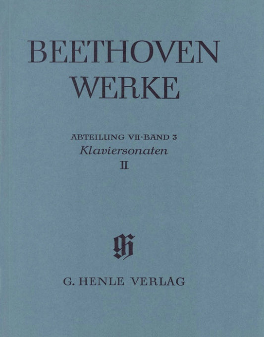 LUDWIG VAN BEETHOVEN Piano Sonatas, Volume II [HN4251]