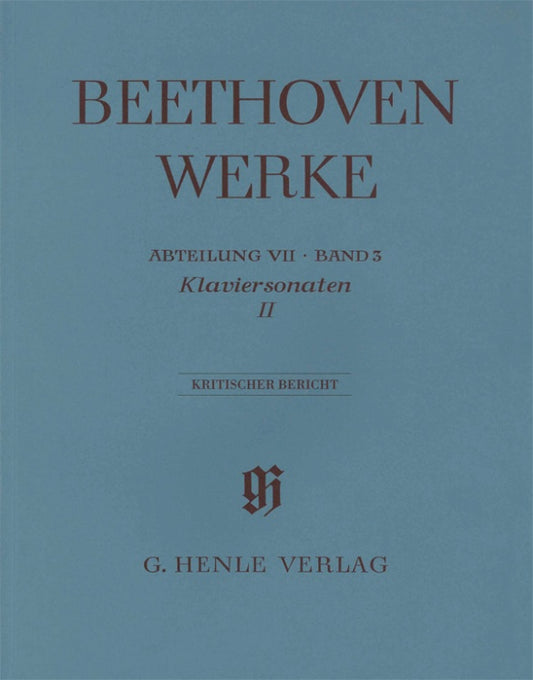 LUDWIG VAN BEETHOVEN Piano Sonatas, Volume II [HN4253]