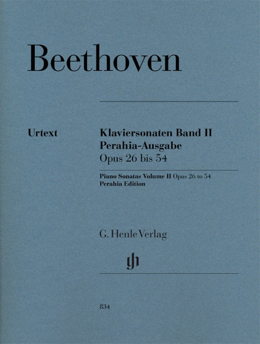 LUDWIG VAN BEETHOVEN Piano Sonatas, Volume II, op. 26–54, Perahia Edition [HN834]