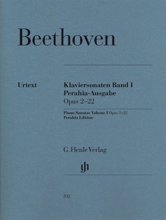 LUDWIG VAN BEETHOVEN Piano Sonatas, Volume I, op. 2–22, Perahia-Edition [HN832]