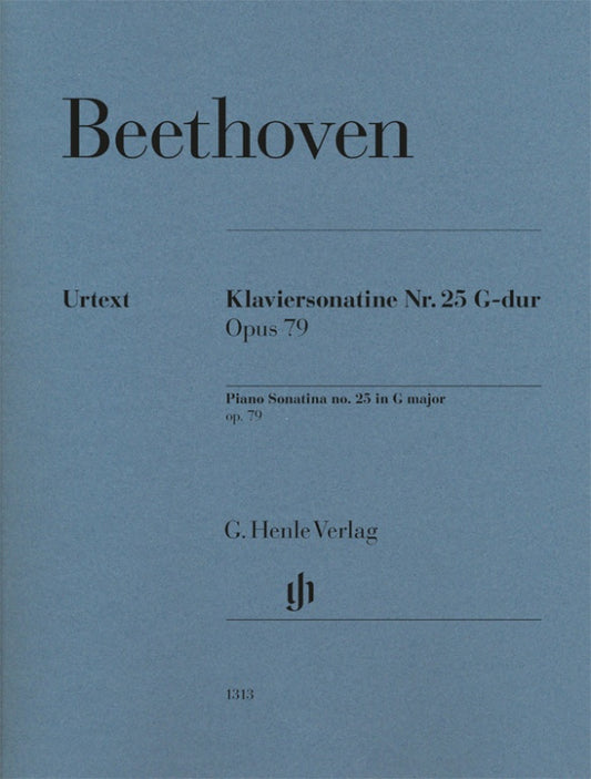 LUDWIG VAN BEETHOVEN Piano Sonatina no. 25 G major op. 79 [HN1313]