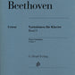 LUDWIG VAN BEETHOVEN Piano Variations, Volume I [HN1267]