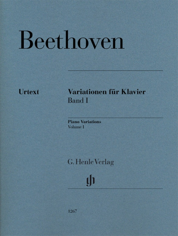 LUDWIG VAN BEETHOVEN Piano Variations, Volume I [HN1267]