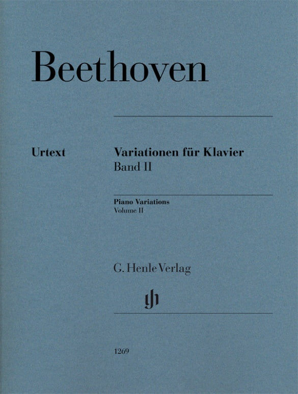 LUDWIG VAN BEETHOVEN Piano Variations, Volume II [HN1269]