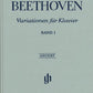 LUDWIG VAN BEETHOVEN Variations for Piano, Volume I [HN143]